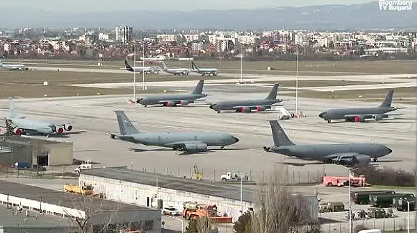 Летище София въвежда ограничения заради учения на НАТО и самолетите на САЩ