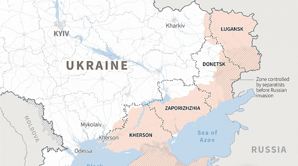 Последен ден от ”референдумите” в Украйна. Ще затвори ли Русия границите си утре?