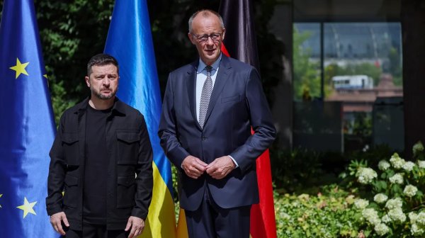 Западни войски в Украйна могат да отвърнат на руски атаки след примирие, каза Мерц