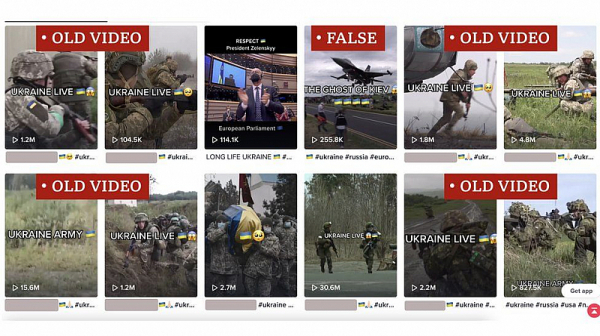 Войната в Украйна: Фейк видеата процъфтяват в TikTok