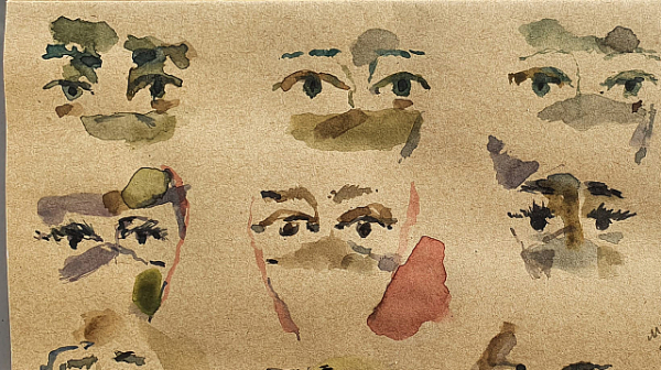 Тео Ушев рисува очите на ”борещите се лекари за всяко малко зрънце живот”