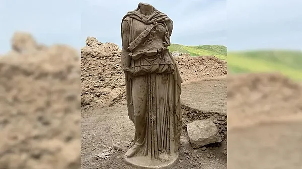 В Турция е открита внушителна статуя на Атина отпреди 2000 години