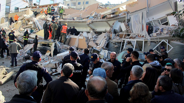 Ново земетресение в Албания предизвика ужас у хората