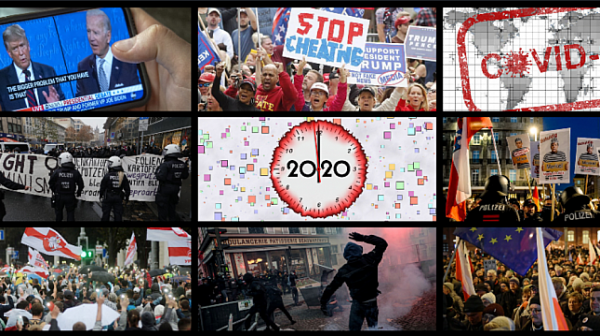 Светът през 2020: Година на пандемия и граждански бунтове