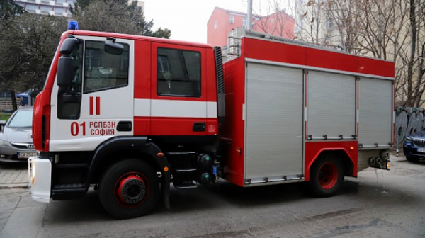 Пожар горя в района на КАТ-Пловдив