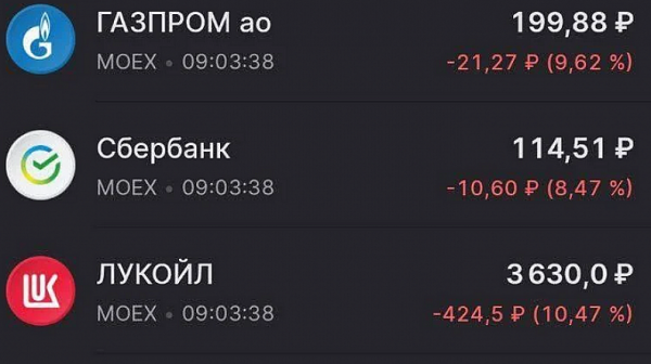 Фондовият пазар в Русия се срина след обявяването от Путин на мобилизация