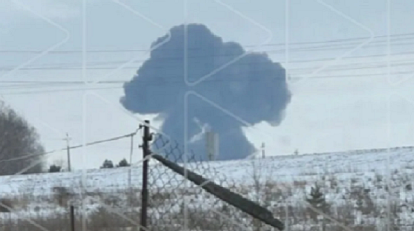 Военнопленници или ракети за С-300 е превозвал разбилият се руски военен самолет?/видео/