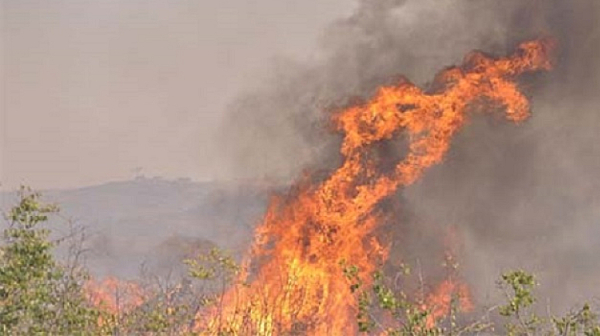 Голям пожар над село Илинденци