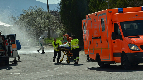 Тренировка за действия при инцидент и авария в пречиствателна станция за питейна вода Бистрица