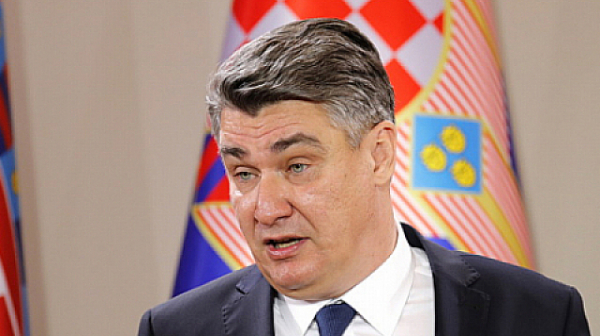 Президентът на Хърватия: Дронът, паднал в Загреб и образувал кратер, е дошъл от Украйна