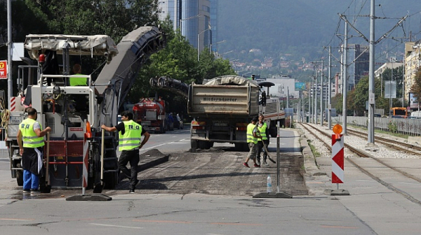 Пускат част от обновения бул. “България”, ремонтът продължава в съседното трасе