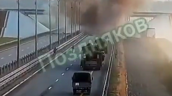 Въздушен удар по колона на ”Вагнер” на магистрала М4