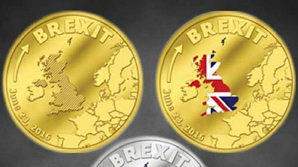 Великобритания спря сеченето на възпоменателна монета за Брекзит