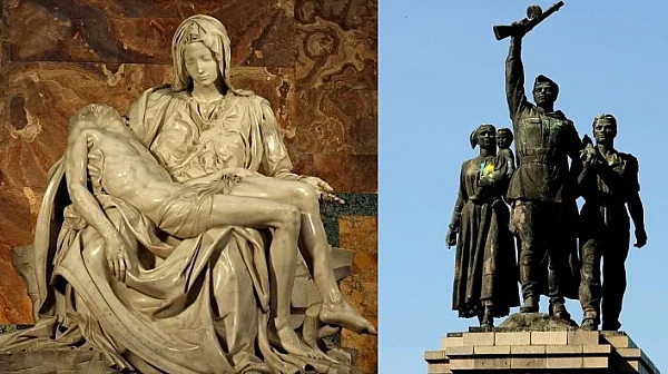 Третият освободител*: Радев на бял кон между Пиета на Микеланджело и МОЧА