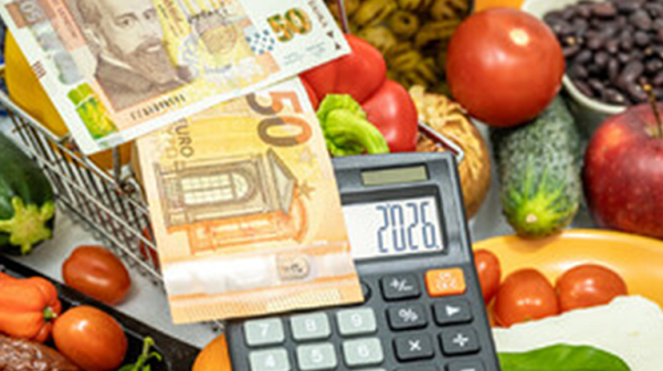 Годишната инфлация в България през декември е 5%, посочва НСИ