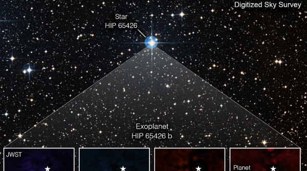 Телескопът James Webb засне планета извън Слънчевата система