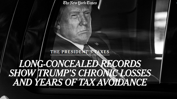 ”Ню Йорк Таймс”: Тръмп не е плащал федерални данъци от години