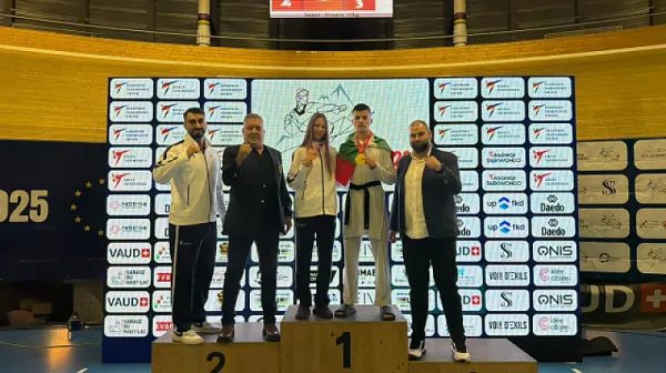 Станислав Митков стана европейски шампион по таекуондо в Швейцария