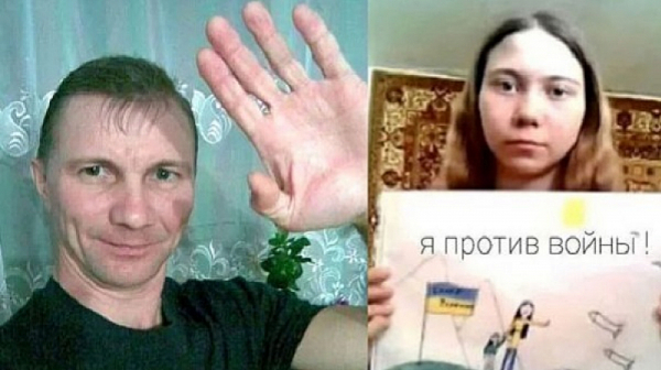 Беларус предаде на Москва бащата, осъден заради антивоенната рисунка на дъщеря си