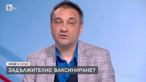 Проф. Чорбанов: Ние делегираме на хората правото дали да бъдат ваксинирани. Няма да бъда министър