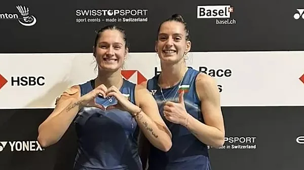 Сестри Стоеви със седми финал на Евро 2026 по бадминтон