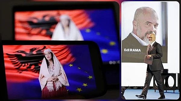 Албанският AI министър на съд, правителството откраднало лицето на местна актриса