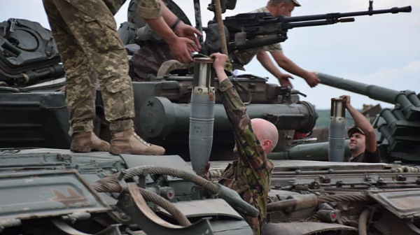 Въоръжените сили на Украйна показаха унищожаване на окупатори край Бахмут