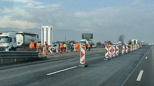 Задават се тапи по пътя към морето: Ремонт затваря част от АМ „Тракия“ за 4 месеца