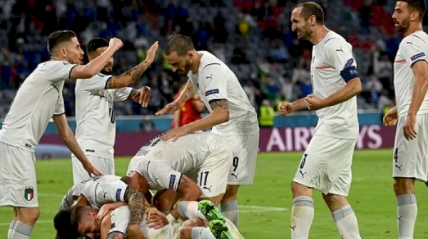 Италия победи Белгия с 2:1 в Мюнхен и отива на полуфинал на Европейското