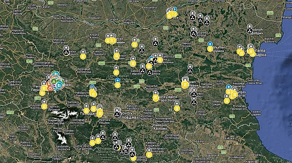 Къде да се скрием при кризисна ситуация? Нова карта показва обществените укрития