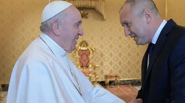 Президентът Румен Радев ще бъде приет от папа Франциск
