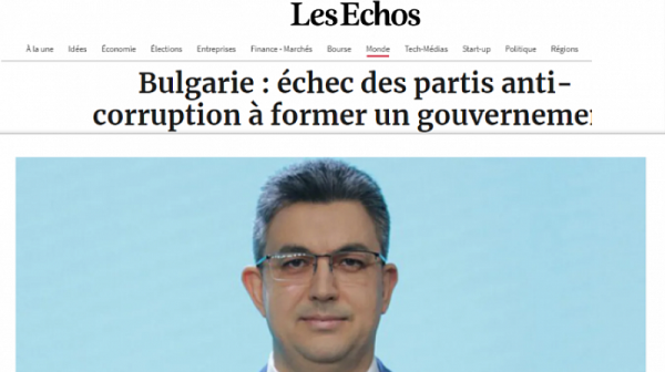 Les Echos: България и провалът на антикорупционните партии да съставят кабинет