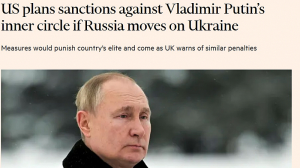 „Файненшъл таймс“: САЩ подготвят санкции срещу кръга около Путин