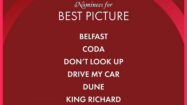 Наградите Оскар: ”Дюн” и ”Силата на кучето” - с най-много номинации