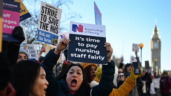 Нова стачка на британските медицински сестри