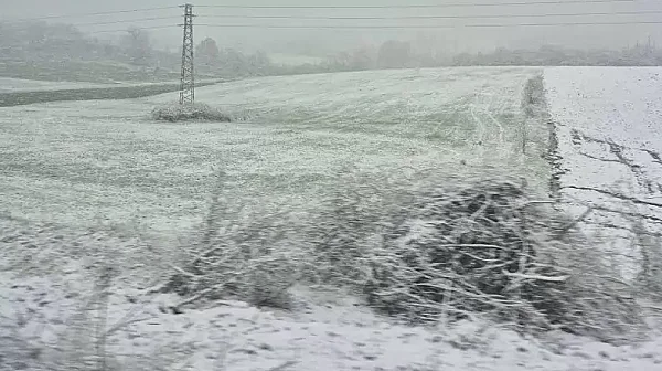Априлски сняг затрудни движението в няколко области в България
