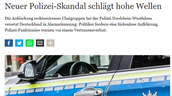 Неонацисти в полицейски униформи - скандал разтърси Германия