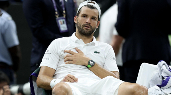 Григор Димитров няма да се възстанови навреме за US Open